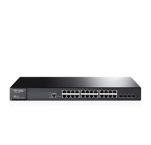 Switch TP-Link T2600G-28TS(TL-SG3424) JetStream™L2 mananaged, 24x GLAN, 4x SFP Switch TP-Link T2600G-28TS(TL-SG3424) JetStream™L2 mananaged, 24x GLAN, 4x SFP