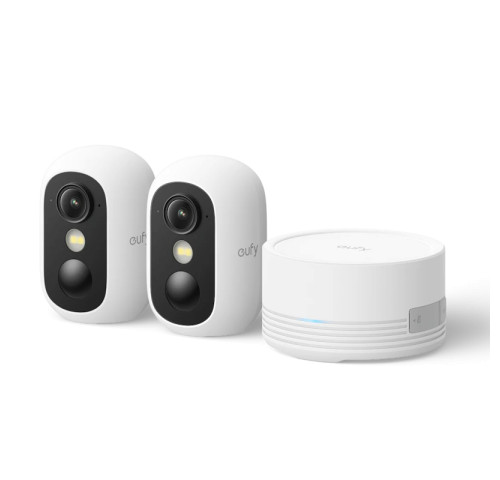 Venkovní kamera Anker eufy C35 (sada 2ks+jednotka HomeBase Mini) 1080p bílá Venkovní kamera Anker eufy C35 (sada 2ks+jednotka HomeBase Mini) 1080p bílá