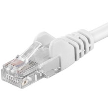 PremiumCord Patch kabel UTP RJ45-RJ45 level 5e 0.5m bílá