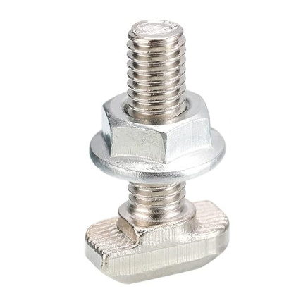 Šroub kladívkový s přírubovou maticí, M8x25, typ 28/15, nerez