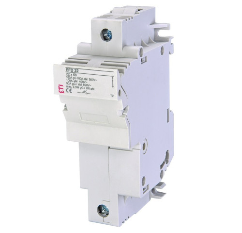 ETI pojistný odpínač EFD 22 1p se 2ks pojistek 100A k baterii