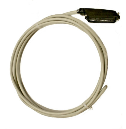 Kabel 25P s konektorem TELCO M50 90° typ  plné osazení  5M