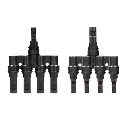 Rozbočovací konektory MC4 (1pár) pro solární panel (MC4 z 1 na 4)