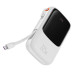 Powerbanka Baseus Qpow Pro 10000mAh, 22,5W, s kabelem USB-C bílá barva