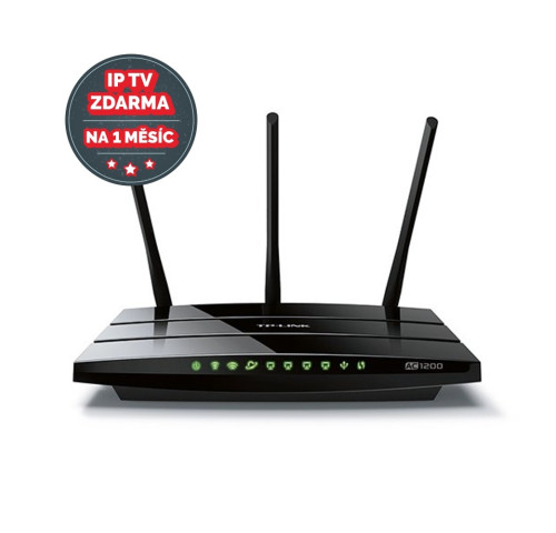 WiFi router TP-Link Archer C1200 AC1200 dual AP, 4x GLAN, 2x USB/ 300Mbps 2,4/ 867Mbps 5GHz WiFi router TP-Link Archer C1200 AC1200 dual AP, 4x GLAN, 2x USB/ 300Mbps 2,4/ 867Mbps 5GHz