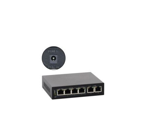 SG64WP-BT 6 portový switch – 4x PoE++ 60W 1Gbps + 2x uplink 1Gbps, PoE celkem max.… SG64WP-BT 6 portový switch – 4x PoE++ 60W 1Gbps + 2x uplink 1Gbps, PoE celkem max.…