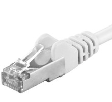 Premiumcord Patch kabel CAT6a S-FTP, RJ45-RJ45, AWG 26/7 7m bílá