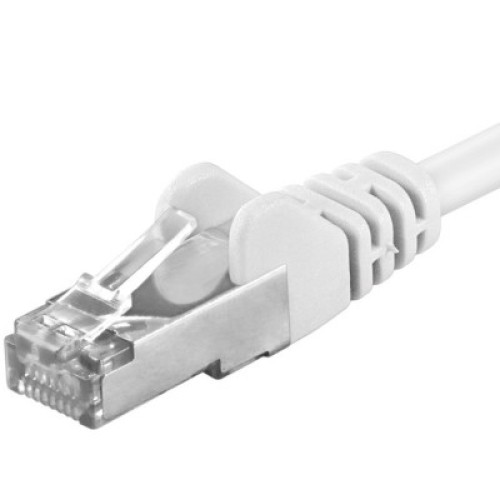Premiumcord Patch kabel CAT6a S-FTP, RJ45-RJ45, AWG 26/7 7m bílá