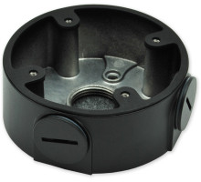 PFA13A-E-B - černá zapojovací box kulatý, černý, průměr 97 mm