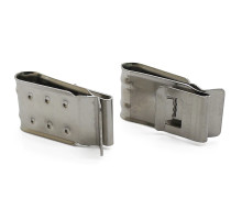 Kabelová svorka ocelová, klip na solární panely pro 4 kabely