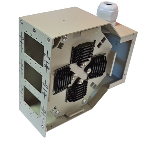 DIN BOX 12 SC Duplex, kovový DIN BOX 12 SC Duplex, kovový