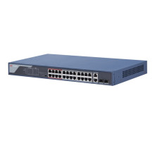 DS-3E0326P-E(C) 24x POE | 24 x 100 Mb | 2x 1Gb Combo port | výkon 370 W | bez managementu…