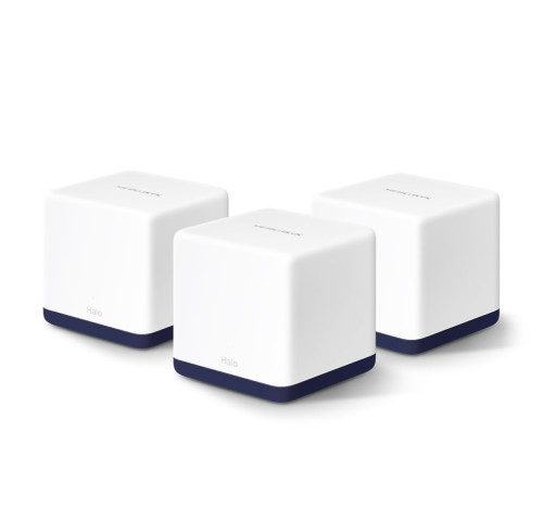 WiFi router TP-Link Mercusys Halo H50G(3-pack) 3x GLAN/ 600Mbps 2,4GHz/ 1300Mbps 5GHz WiFi router TP-Link Mercusys Halo H50G(3-pack) 3x GLAN/ 600Mbps 2,4GHz/ 1300Mbps 5GHz
