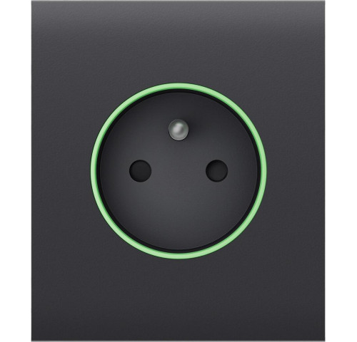 CenterCover (type E), přední panel pro Outlet, graphite CenterCover (type E), přední panel pro Outlet, graphite