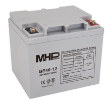 MHPower GE40-12 Gelový akumulátor - POTRHANÁ KRABICE, 12V/40Ah, Terminál T1 - M6, Deep Cycle MHPower GE40-12 Gelový akumulátor - POTRHANÁ KRABICE, 12V/40Ah, Terminál T1 - M6, Deep Cycle