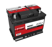 MHPower CBA60-12 autobaterie AGM 12V 60Ah 680A Start-Stop