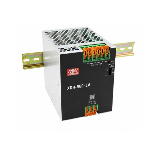 MEAN WELL XDR-960-24LA Průmyslový prémiový zdroj na DIN lištu 960W 24V