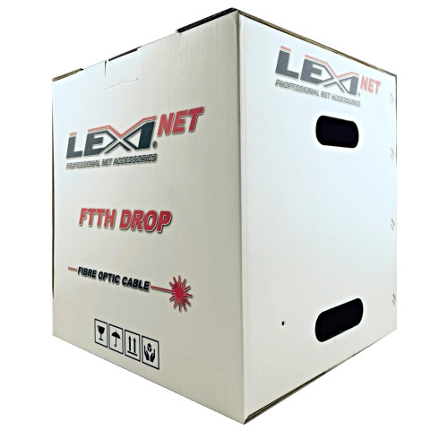 DROP LEXI FTTx 4 optická vlákna singlemode 9/125, G.657A1 BLACK LSZH DROP LEXI FTTx 4 optická vlákna singlemode 9/125, G.657A1 BLACK LSZH