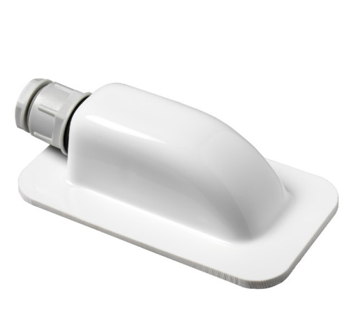 Kabelová střešní průchodka, bílá - SINGLE