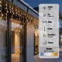 Solight LED vánoční girlanda, rampouchy, 400 LED, 20m, IP44, teplé bílé světlo Solight LED vánoční girlanda, rampouchy, 400 LED, 20m, IP44, teplé bílé světlo