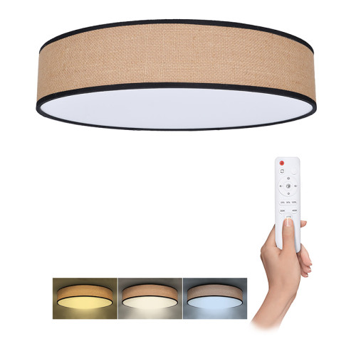 Solight LED osvětlení s dálkovým ovladačem Brownie, 60W, 4200lm, 50cm, změna chromatičnosti, stmívatelné