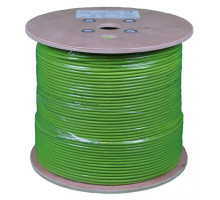 LEXI-Net kabel Cat 6 FTP LSOH licna (Dca) 26 AWG 500m cívka, zelený plášť