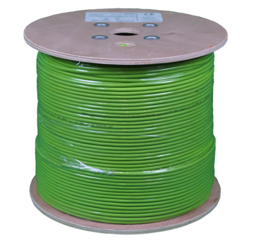 LEXI-Net kabel Cat 6 FTP LSOH licna (Dca) 26 AWG 500m cívka, zelený plášť