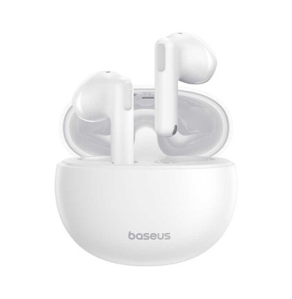 Bluetooth sluchátka Baseus Bowie E12 bílá