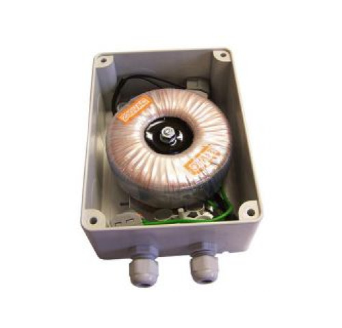 TRF-24100T-IP55 100-214 -Toroidní trafo 230V/24V-50VA v krytu IP55, zalitý střed, venkovní…