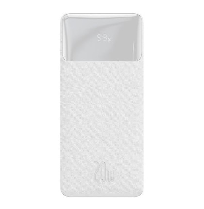 Powerbanka Baseus Bipow 30000mAh, 20W bílá