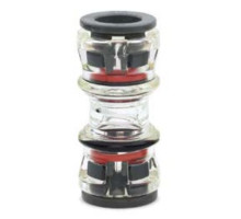 Camozzi CV4580 spojka mikrotrubiček 5/3,5mm vnitřní, tm. šedá