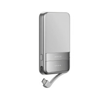 EcoFlow RAPID Magnetic Power Bank (5000mAh) Stříbrná, 1ECORAP5000