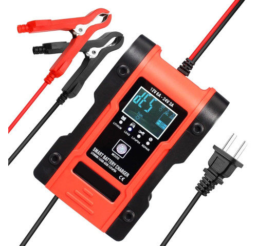 Nabíječka Carspa CFC12/24-06/03 pro olověné a LiFePO4 baterie Nabíječka Carspa CFC12/24-06/03 pro olověné a LiFePO4 baterie