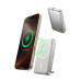 Powerbanka Baseus Nomos Qi2 10000mAh, 45W, s kabelem USB-C šedá