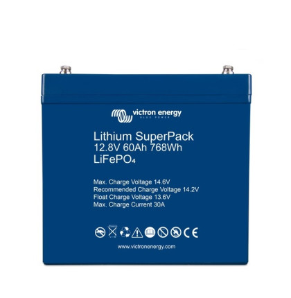 Victron Energy LiFePO baterie 12,8V/60Ah Lithium SuperPack