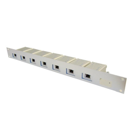 4-500-211 PATCH-8-101M, patch panel pro instalaci až 8 kusů OVP-1000M-BOX, OVP-100M…