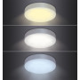 Solight LED mini panel CCT, přisazený, 18W, 1530lm, 3000K, 4000K, 6000K, kulatý
