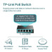 Switch TP-Link TL-SG105PE Easy Smart, 5x GLAN, 4x PoE+, 30W