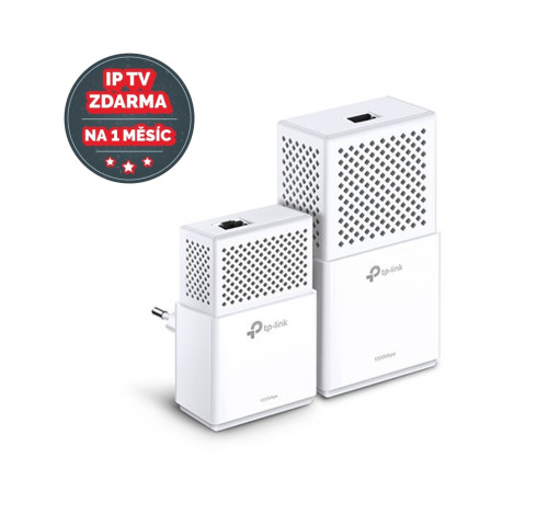 Powerline ethernet TP-Link TL-WPA7510 KIT starter ac WiFi kit, adaptér (1000 Mbps)