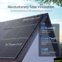 Solární panel Renogy 200W mono, úprava ShadowFlux, černý rám Solární panel Renogy 200W mono, úprava ShadowFlux, černý rám