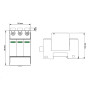 Přepěťová ochrana VCX PV30 DC třída T1T2 (B+C) 3P 1200V 7kA