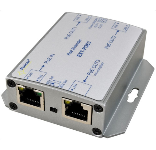 Pulsar CP-PR-111 PoE extender s rozbočením na tři IP kamery