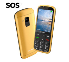 Telefon CPA Halo 28 Senior zlatý s nabíjecím stojánkem