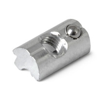 Matice s pružnou kuličkou M8, do profilu - speciální kámen, nerez