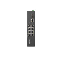 DS-3T0310HP 10 portový průmyslový switch - 2x HiPoE 90W 10/100Mbps + 6x PoE 30W…