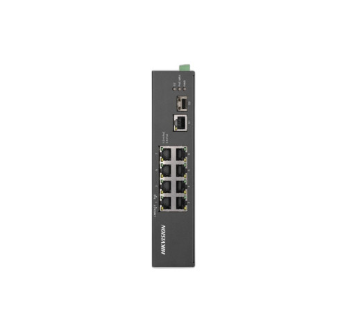 DS-3T0310HP 10 portový průmyslový switch - 2x HiPoE 90W 10/100Mbps + 6x PoE 30W…