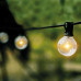 Solight LED venkovní balkonový řetěz s žárovkami, 10 žárovek, 5m+3m, 500lm, teplá bílá