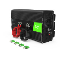 Green Cell INV09 Měnič napětí z 12V na 230V, 1000W/2000W - čistý sinus