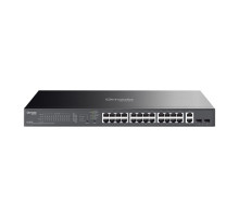 Switch TP-Link ES228GP 24x GLan s PoE+, 2x GLan, 2x SFP, 250W, Omáda SDN