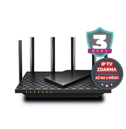 WiFi router TP-Link Archer AX72 WiFi 6 AP, 4 x GLAN, 1x GWAN, 1x USB, 574Mbps 2,4/ 4804Mbps 5GHz, OneMesh